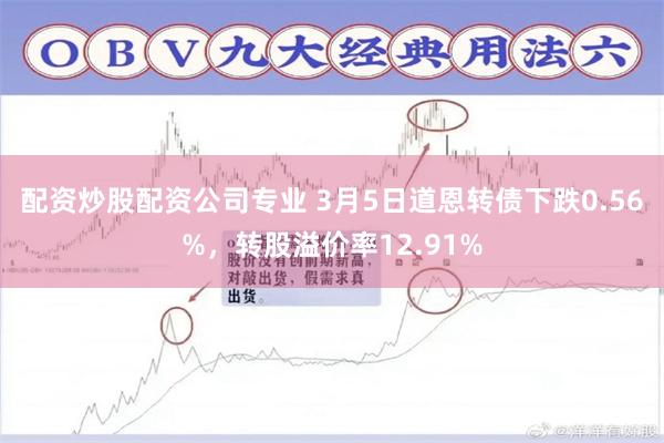 配资炒股配资公司专业 3月5日道恩转债下跌0.56%，转股溢价率12.91%