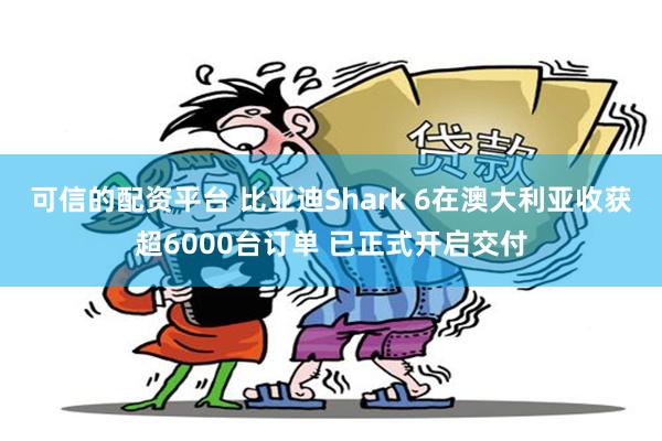 可信的配资平台 比亚迪Shark 6在澳大利亚收获超6000台订单 已正式开启交付