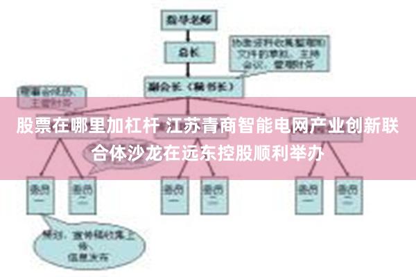 股票在哪里加杠杆 江苏青商智能电网产业创新联合体沙龙在远东控股顺利举办