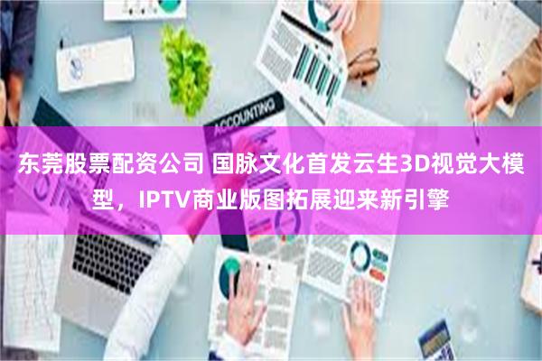 东莞股票配资公司 国脉文化首发云生3D视觉大模型，IPTV商业版图拓展迎来新引擎