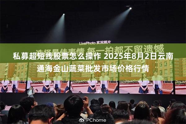 私募超短线股票怎么操作 2025年8月2日云南通海金山蔬菜批发市场价格行情