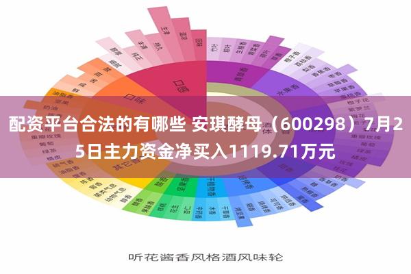 配资平台合法的有哪些 安琪酵母（600298）7月25日主力资金净买入1119.71万元