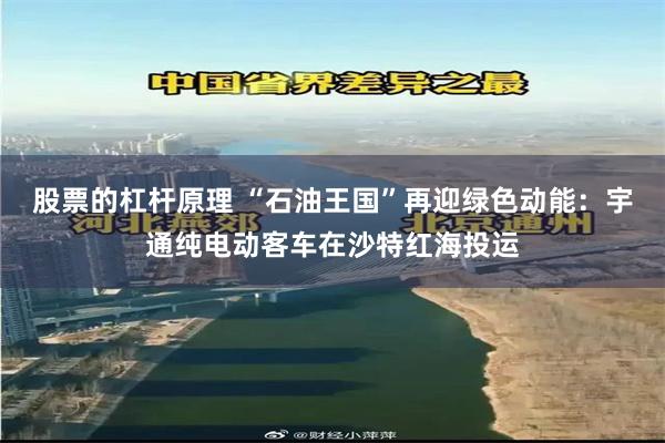 股票的杠杆原理 “石油王国”再迎绿色动能：宇通纯电动客车在沙特红海投运