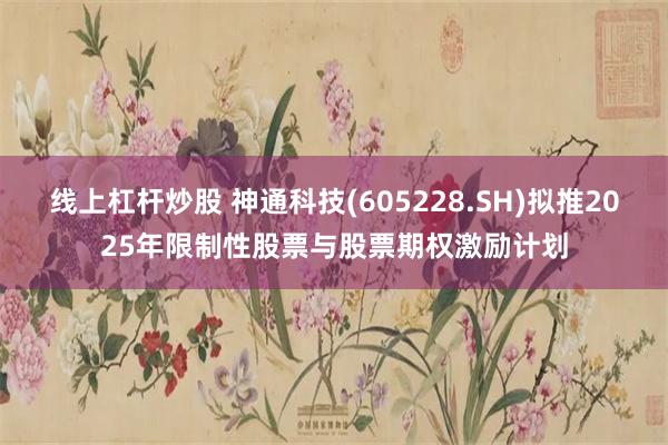 线上杠杆炒股 神通科技(605228.SH)拟推2025年限制性股票与股票期权激励计划