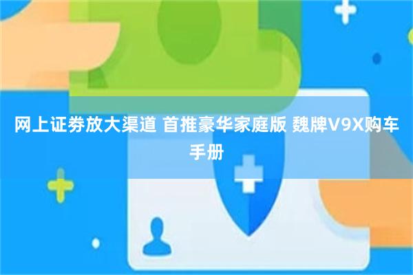 网上证劵放大渠道 首推豪华家庭版 魏牌V9X购车手册