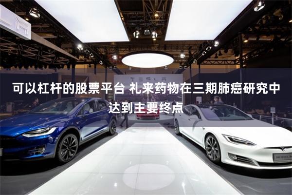可以杠杆的股票平台 礼来药物在三期肺癌研究中达到主要终点