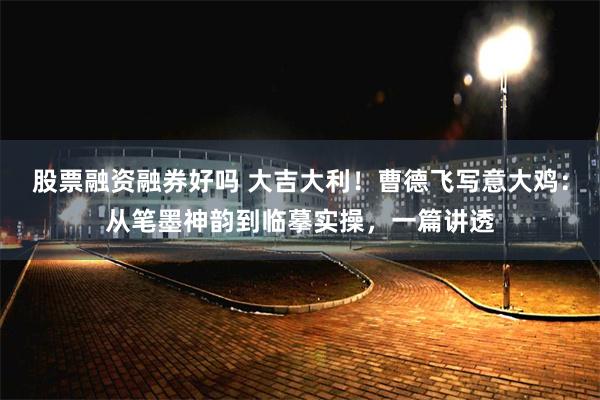股票融资融券好吗 大吉大利！曹德飞写意大鸡：从笔墨神韵到临摹实操，一篇讲透