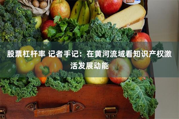 股票杠杆率 记者手记：在黄河流域看知识产权激活发展动能