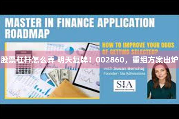 股票杠杆怎么弄 明天复牌！002860，重组方案出炉