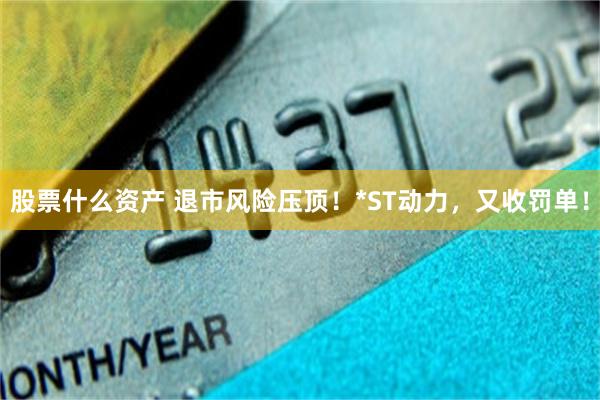 股票什么资产 退市风险压顶！*ST动力，又收罚单！